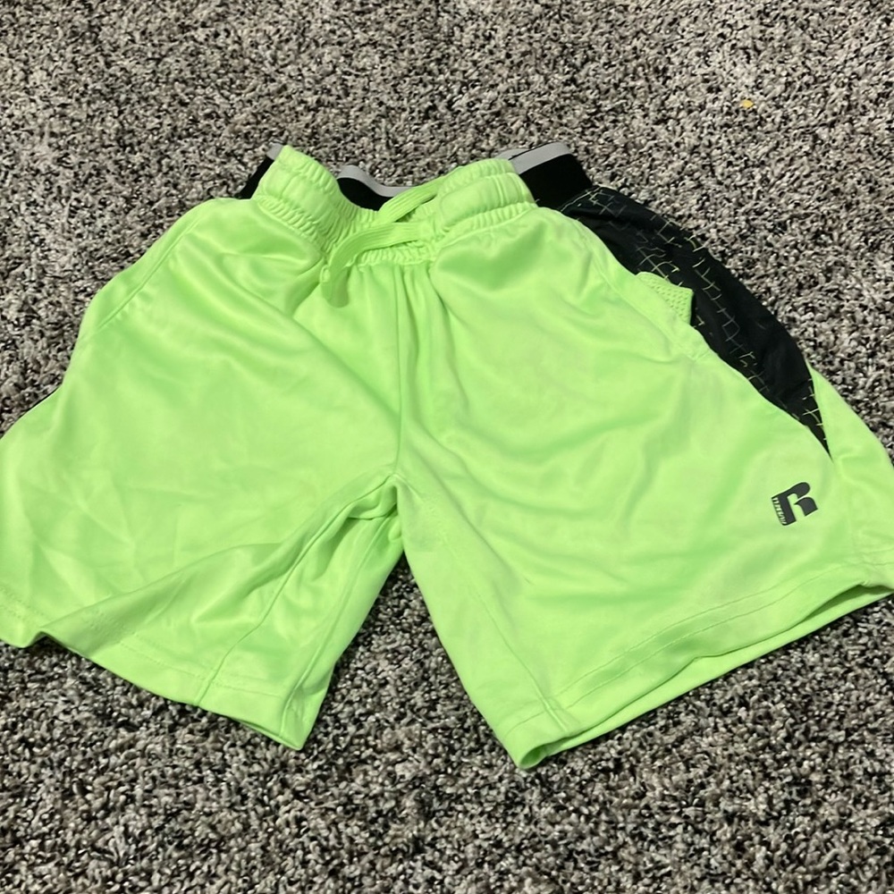 Green shorts